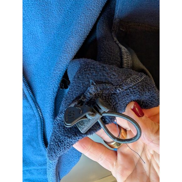 Helly Hansen Full Zip Fleece Jacket Blue Gray Outdoor Gorpcore Small - Picture 5 of 8